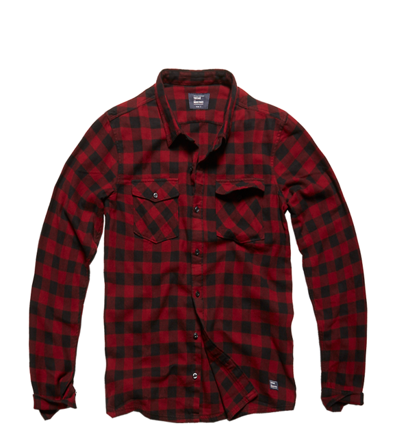 Vintage Industries Harley сорочка, жовта в клітинку