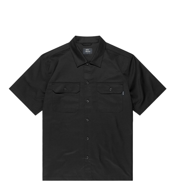 Vintage Industries Dexter рубашка, чорна