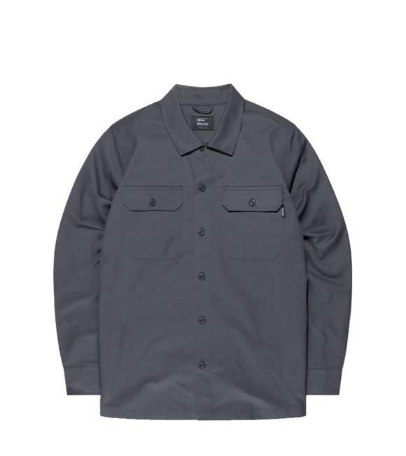 Vintage Industries Harris сорочка, середньо-сіра