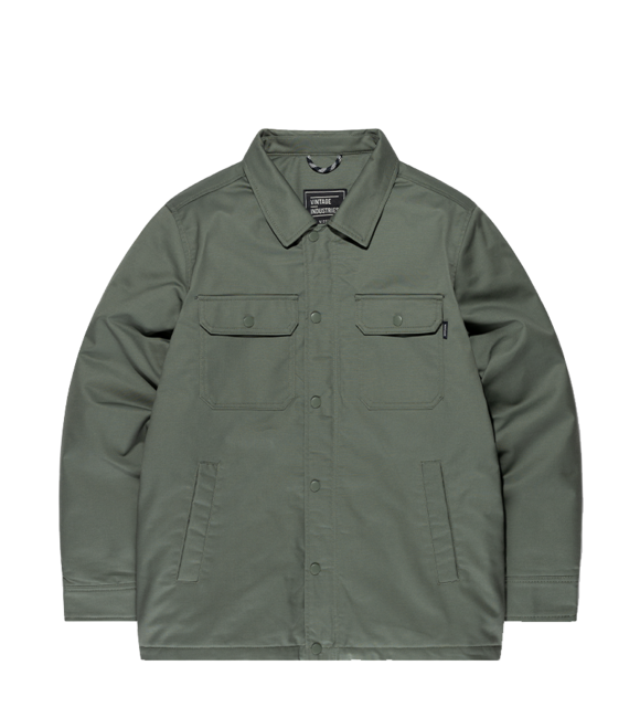 Vintage Industries Hendrix сорочкова куртка, світло-оливкова