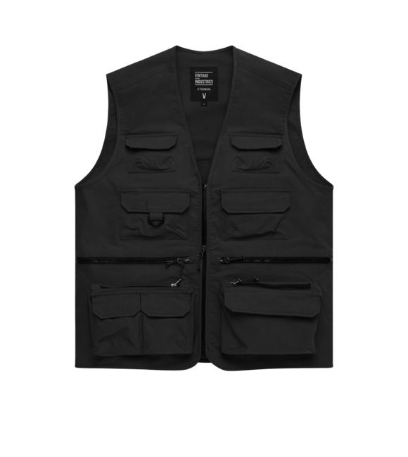Vintage Industries Legend рибальський жилет, таупе