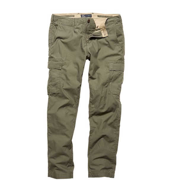 Vintage Industries Mallow штани, оливкова