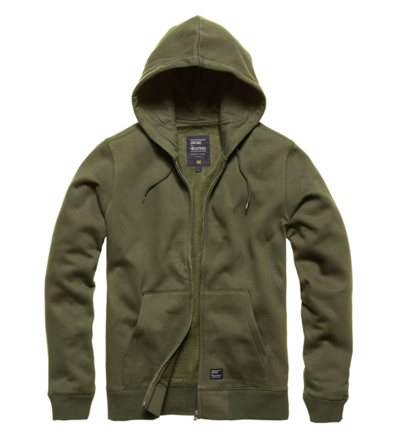Vintage Industries Redstone толстовка з капюшоном, яскраво-оливкова