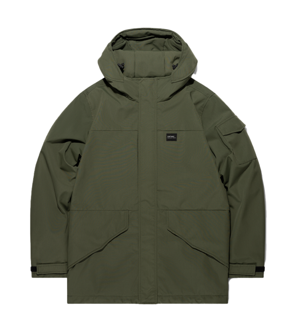 Vintage Industries Oliver парка, темна оливкова