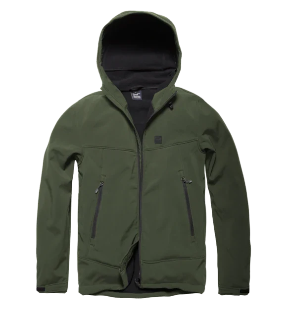 Vintage Industries Alford софтшел куртка, графітова