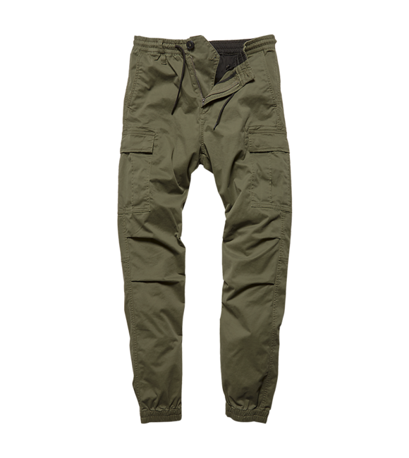 Vintage Industries Vince Cargo jogger штани, оливкова шалфей