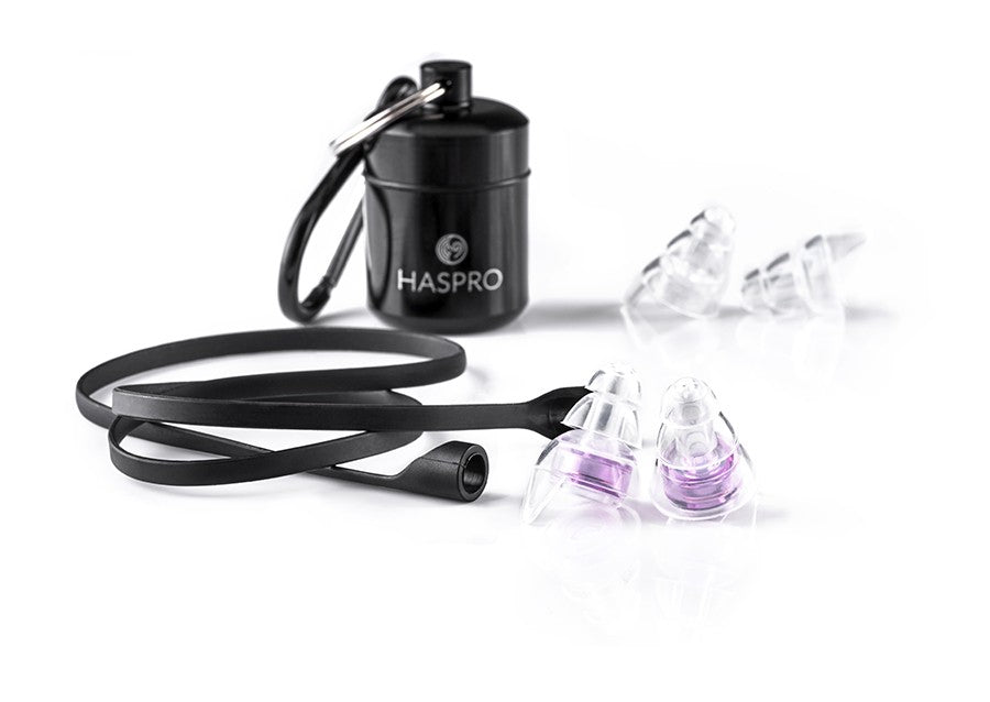 HASPRO Pure music штапелі для вух, фіолетові