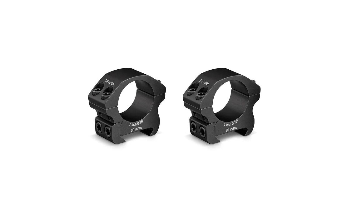 Vortex Optics Pro Series монтажні кільця 1" Low - 0.75