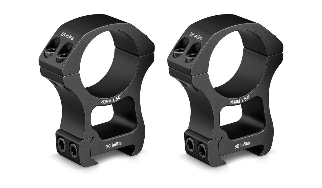 Vortex Optics Pro Series монтажні кільця 30mm Extra High - 1.54 Rings