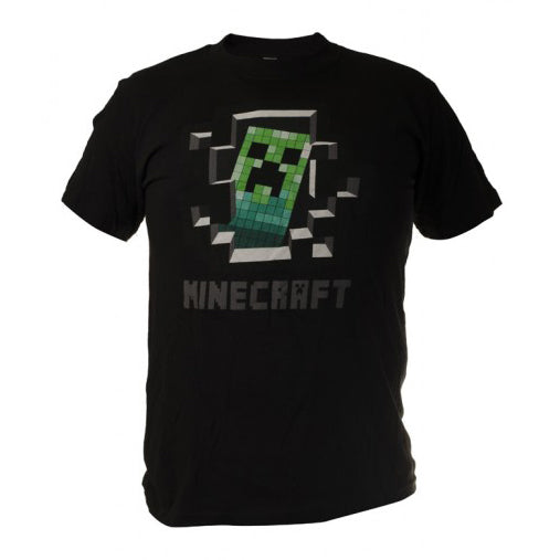 O&T футболка смішна для гравців minecraft, чорна