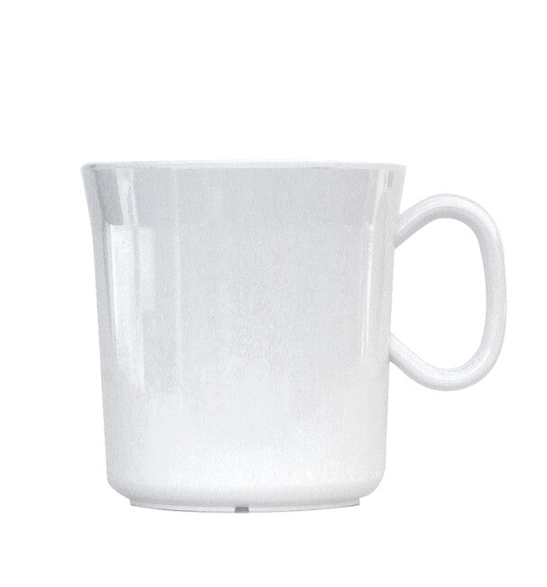 Waca меламіновий кухель, білий, 400 ml