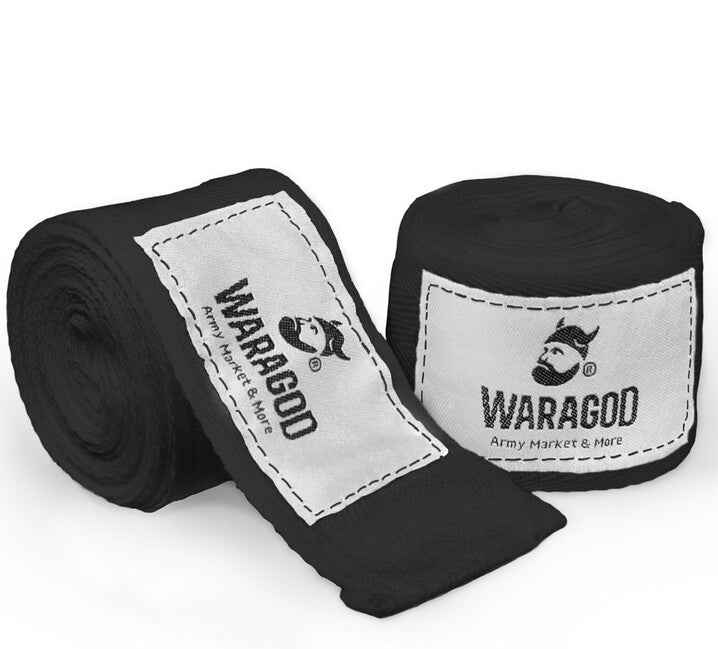 WARAGOD боксерські бинти 3,5м, чорні