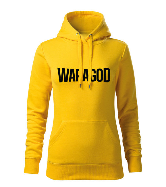 WARAGOD FASTMERCH толстовка з капюшоном жіноча, жовта 320g/m2