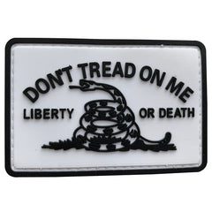 WARAGOD Don't Tread on me PVC нашивка, біла