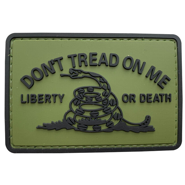 WARAGOD Don't Tread on me PVC нашивка, зелена