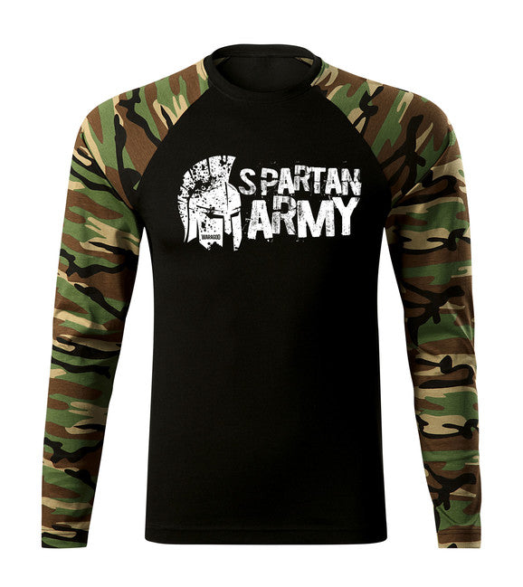 DRAGOWA Fit-T футболка з довгим рукавом Aristón, woodland 160gm2