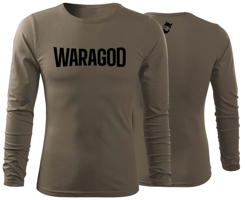 WARAGOD Fit-T футболка з довгим рукавом FastMERCH, оливкова 160g/m2