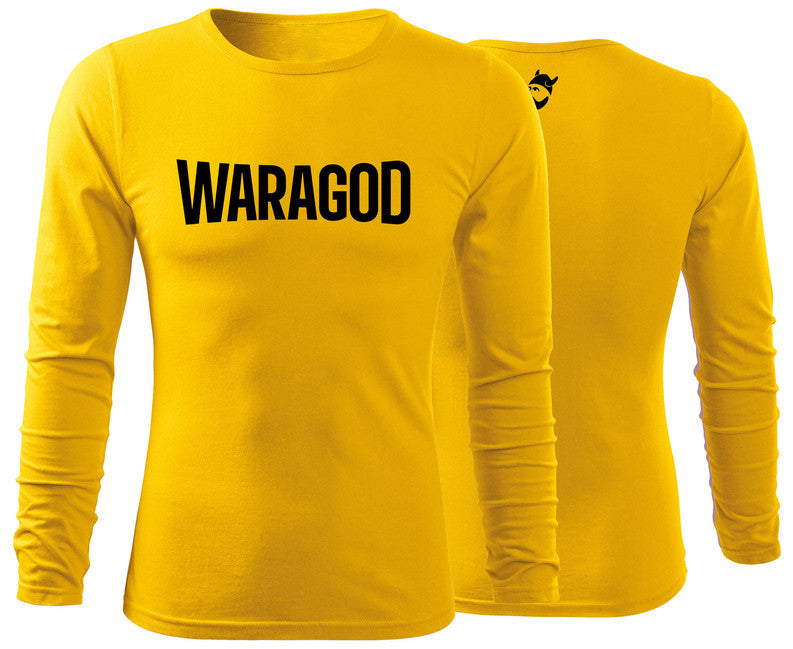 WARAGOD Fit-T футболка з довгим рукавом FastMERCH, жовта 160gm2