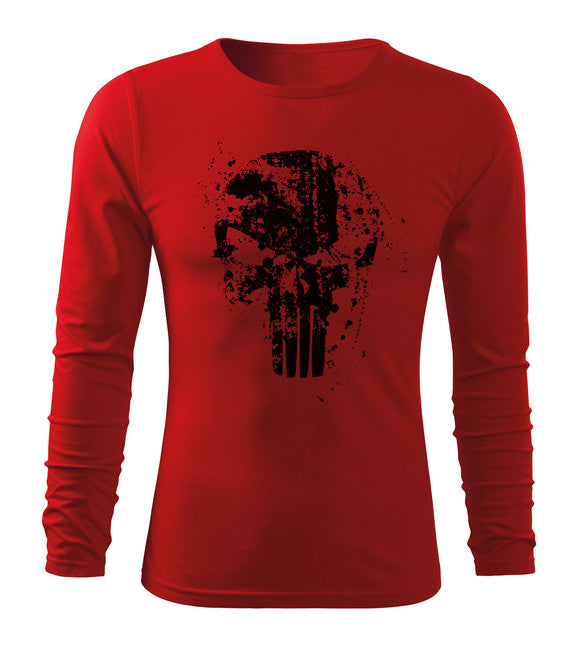 DRAGOWA Fit-T Frank The Punisher футболка з довгим рукавом, жовта 160g/m2