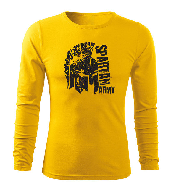 DRAGOWA Fit-T футболка з довгим рукавом León, жовта 160g/m2
