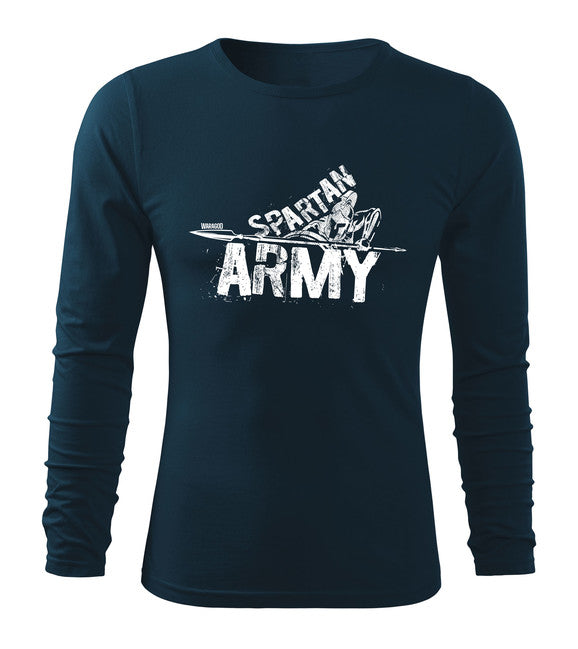 DRAGOWA Fit-T футболка з довгим рукавом Nabis, темно-синя 160g/m2