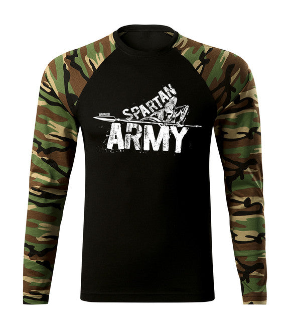 DRAGOWA Fit-T футболка з довгим рукавом Nabis, woodland 160gm2