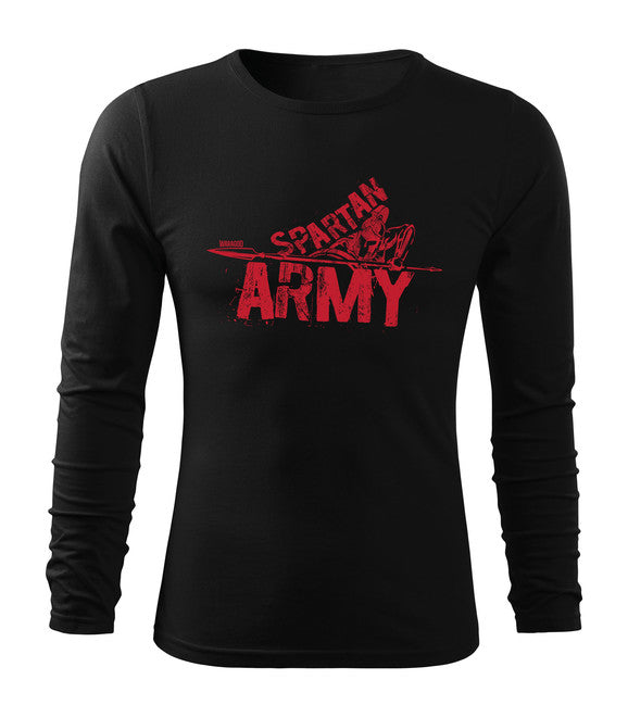 DRAGOWA Fit-T футболка з довгими рукавами RedNabis, чорна 160g/m2