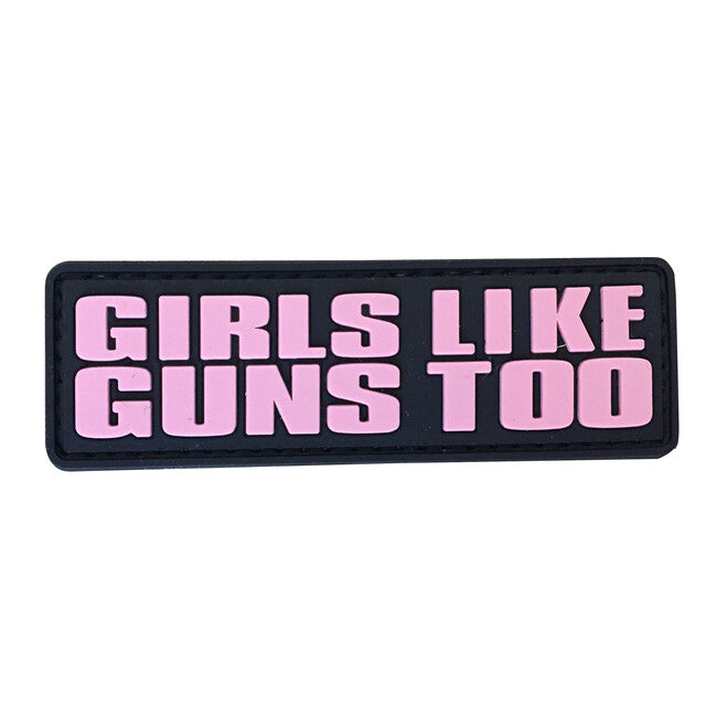 WARAGOD Girls like guns ПВХ нашивка