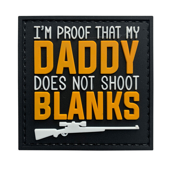 WARAGOD I'm proof that my daddy PVC нашивка