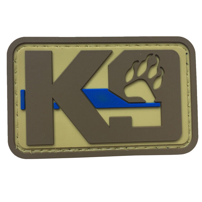 WARAGOD K9 Paw PVC нашивка, койотовий коричневий