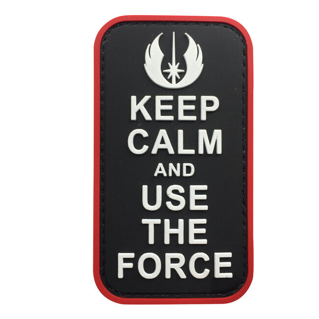 WARAGOD Keep Calm and Use the Force нашивка з ПВХ