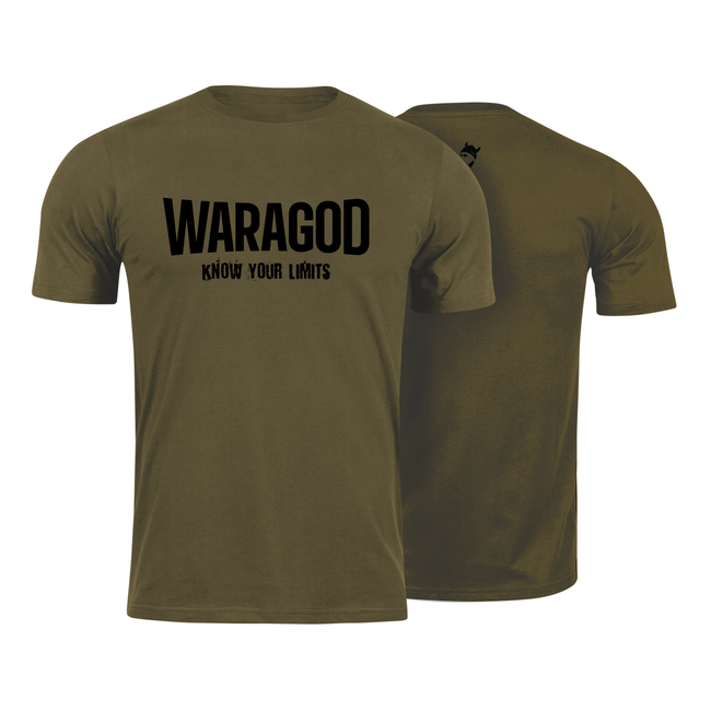 WARAGOD "Know Your Limits" футболка, оливкова 160g/m2