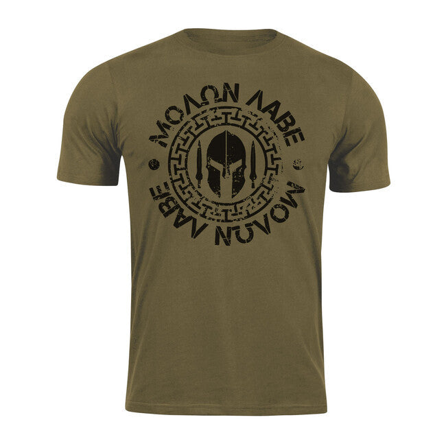 DRAGOWA Molon Labe футболка, оливкова 160g/m2