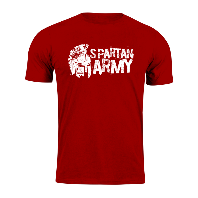 DRAGOWA Aristón футболка spartan army, червона 160g/m2