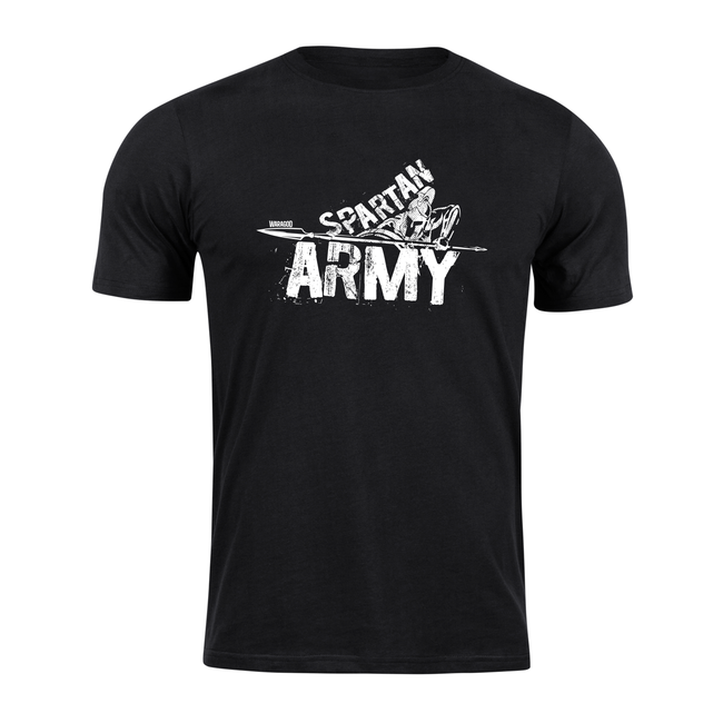 DRAGOWA Spartan Army короткотканинна футболка Nabis, чорна 160g/m2