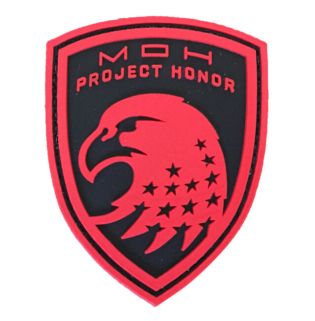 WARAGOD Medal of Honor Eagle PVC нашивка, червона