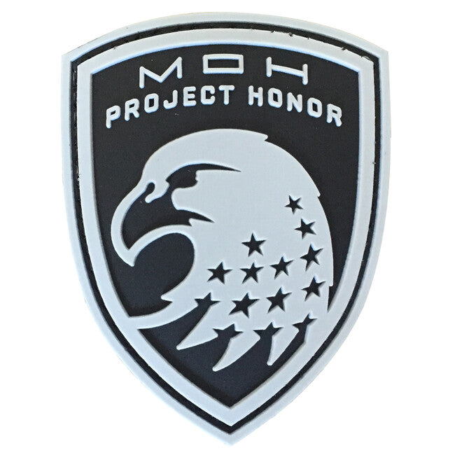 WARAGOD Medal of Honor Eagle PVC нашивка, сіра