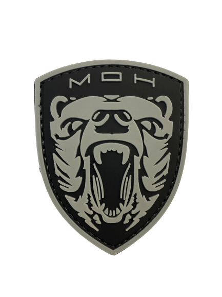 WARAGOD Medal of Honor MOH Grizzly PVC нашивка, сіра