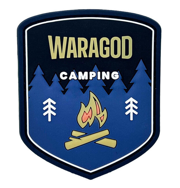 WARAGOD Camping 3D нашивка 7x5см
