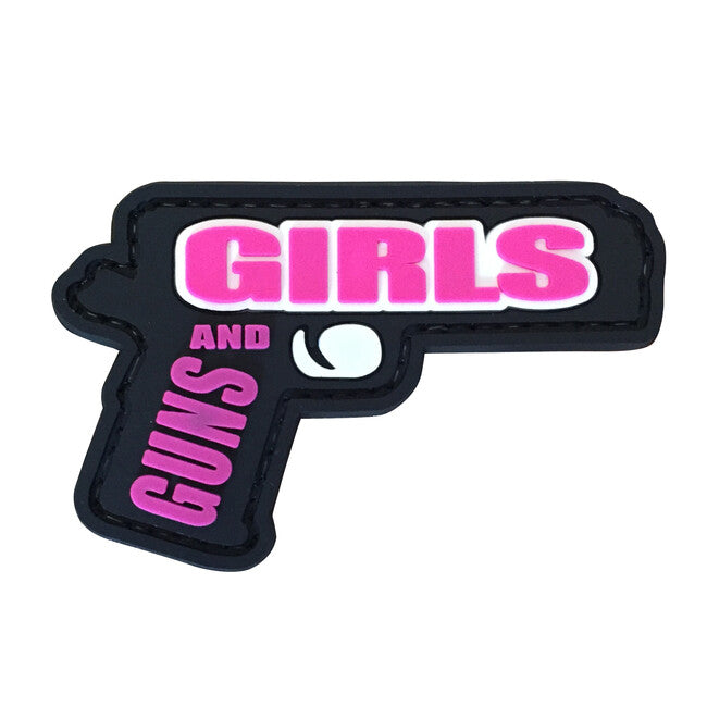 WARAGOD 3D Guns and Girls нашивка 7x5см