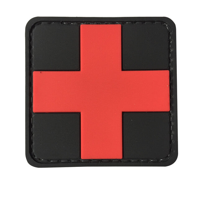 WARAGOD Medic 3D нашивка, чорна 5x5cm