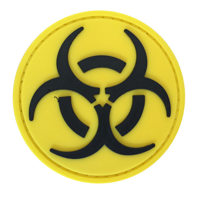 WARAGOD 3D Round Biohazard нашивка 6см