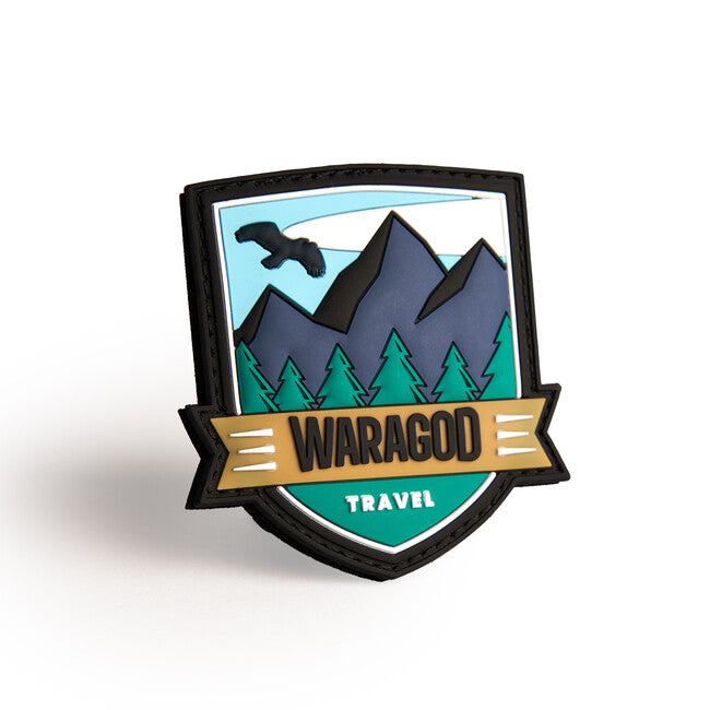 WARAGOD Travel 3D нашивка 7x5см