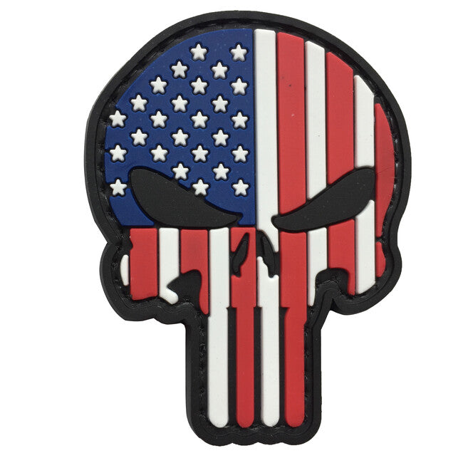 WARAGOD 3D US Patriot Punisher нашивка 6x4.5см, 6x45см