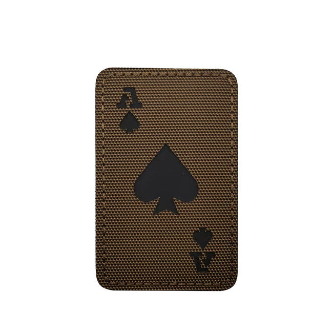 WARAGOD Poker Cards Ace of Spades нашивка, койотовий