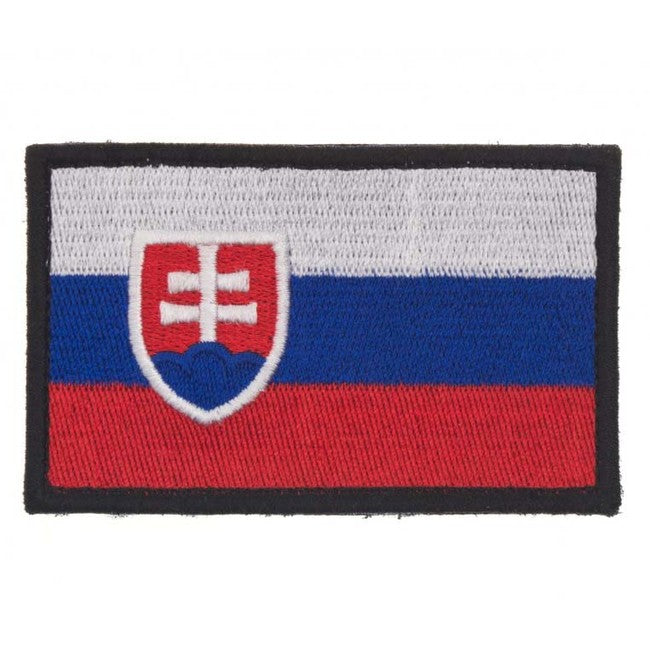 WARAGOD нашивка словацький прапор, 8x5см