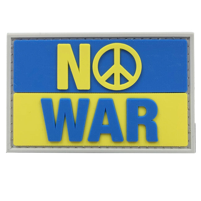 WARAGOD No war PVC нашивка