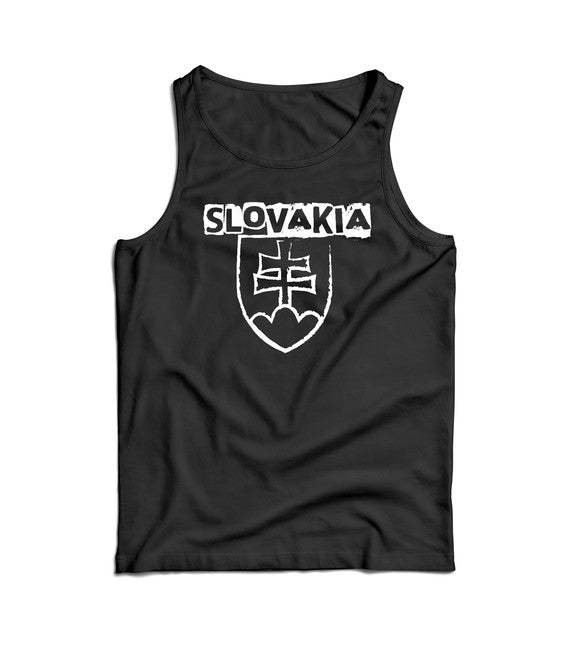DRAGOWA чоловіча майка словенський знак з написом, чорна 160g/m2