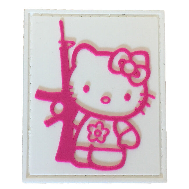WARAGOD тактична Kitty з гарматою PVC нашивка