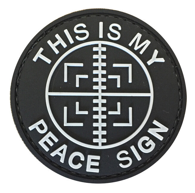 WARAGOD This is my Peace sign PVC нашивка
